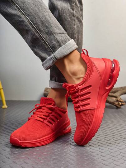 أحذية الجري في الهواء الطلق للرجال، أحذية رياضية مريحة ماصة للصدمات وغير كاشطة