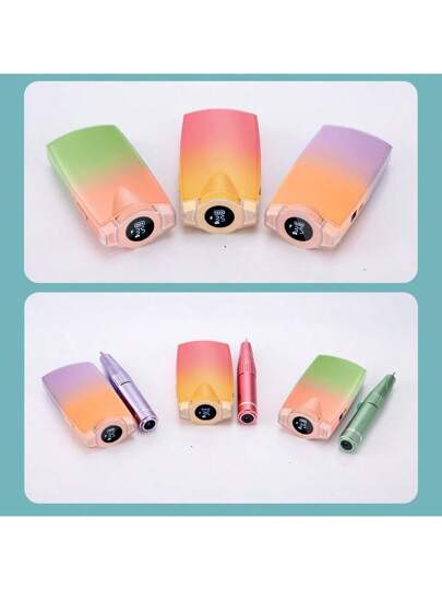 duofu آلة تلميع الأظافر الكهربائية سريعة محمولة 35000 دورة في الدقيقة، آلة تفريز الأظافر قابلة للشحن، ملحقات الأظافر، أداة مجموعة العناية باليدين المهنية، هدية لمعلمة أو طبيبة أو امرأة