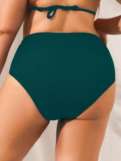 Swim Vcay بوكسر بكسرات باللون الأحادي لنساء البدناء في فصل الصيف والإجازات