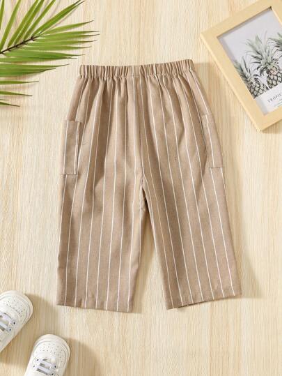 SHEIN بنطال مريح وكاجوال متعدد الاستخدامات بخطوط ملائمة لكل المناسبات مستقيم الساق أو واسع للأولاد والبنات الصغار،مناسب للربيع والصيف للداخل والخارج والاستخدام اليومي والرياضة واللعب والحفلات والتصوير والعطلات والمهرجانات