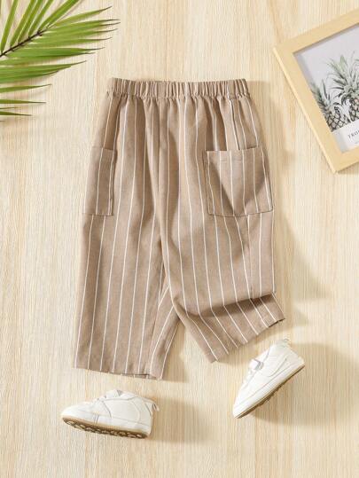 SHEIN بنطال مريح وكاجوال متعدد الاستخدامات بخطوط ملائمة لكل المناسبات مستقيم الساق أو واسع للأولاد والبنات الصغار،مناسب للربيع والصيف للداخل والخارج والاستخدام اليومي والرياضة واللعب والحفلات والتصوير والعطلات والمهرجانات