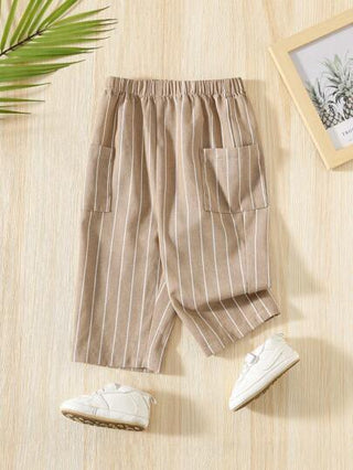 SHEIN بنطال مريح وكاجوال متعدد الاستخدامات بخطوط ملائمة لكل المناسبات مستقيم الساق أو واسع للأولاد والبنات الصغار،مناسب للربيع والصيف للداخل والخارج والاستخدام اليومي والرياضة واللعب والحفلات والتصوير والعطلات والمهرجانات