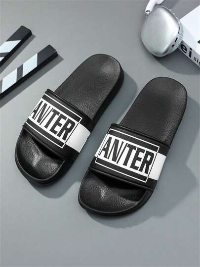 شرائح رياضية رجالية ، مزودة بنعل سميك مقاوم من إيفا ، خفيفة الوزن للارتداء المنزلي والخارجي ، نعال صيفية للخارج والشاطئ والأنشطة اليومية