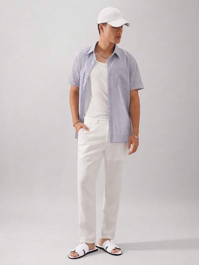 SHUZIA صنادل رجالية غير قابلة للانزلاق من بو متين ومريح