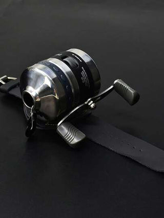 طقم بكرة صيد من الفولاذ المقاوم للصدأ - جهاز صيد بسلطنة المعصم، إكسسوار للخارج، مناسب كهدية عيد ميلاد أو مناسبة عطلة للأصدقاء والعائلة