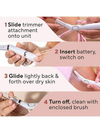 جهاز حلاقة بيكيني كهربائي منزلي لإزالة الشعر الخاص بالنساء، جهاز حلاقة كهربائي جديد لا يسبب حبوب، حلاقة ناعمة