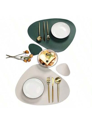 2/4/8 مجموعات من الأطباق تحت الأكواب والبسيطات باللون الأسود (بسيطات + أطباق تحت الأكواب)، بسيطات مثلثة، ديكور طاولة، مجموعات بسيطات هدية للمناسبات