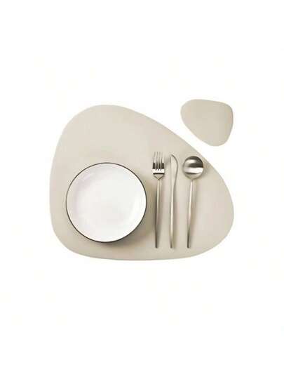 2/4/8 قطعة طقم من الحصائر والحوامل المثلثة للطاولة، حصائر تزيينية للطاولة، طقم حصائر هدية للمناسبات