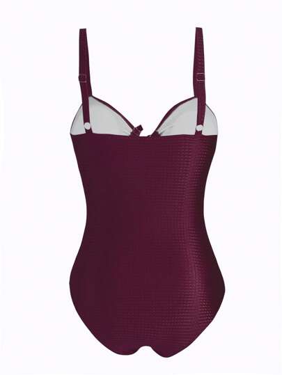 Swim Oasis بدلة سباحة قطعة واحدة للسيدات البدينة مع تنورة وغطاء شاطئ من قماش جاكارد أخضر بحمالات رفيعة وياقة منخفضة, مجموعة من قطعتين للعطلات والأوقات الممتعة