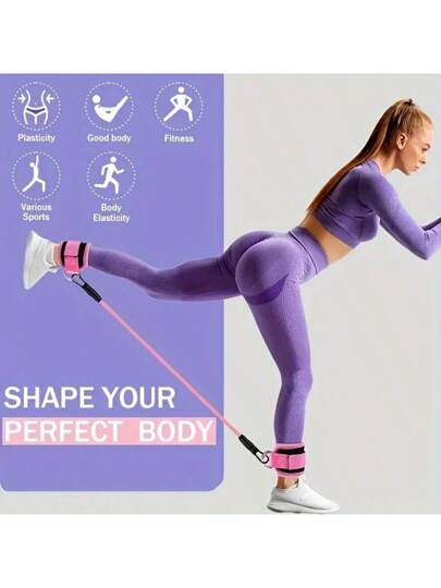 أربطة الكاحل اللياقة البدنية - أربطة الكاحل لماكينة الكبل - حلقة D قابلة للتعديل ، مقاس واحد يناسب الجميع مع بطانة فاخرة ، أربطة الكاحل للرفس للقفص الصدري ، أربطة كبل الكاحل للتمرين، تمرين الأرداف ، تمديد الساق ، أبعاد الفخذ والتمارين السفلية للجسم