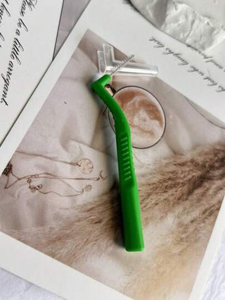 1 - 3 قطعة فرشاة خيط الأسنان الطبية على شكل حرف L ، منظف ثغرات الأسنان للعناية بالفم