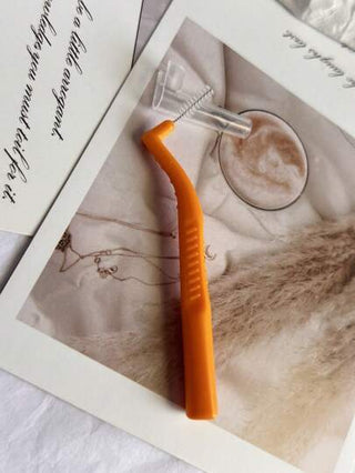 1 - 3 قطعة فرشاة خيط الأسنان الطبية على شكل حرف L ، منظف ثغرات الأسنان للعناية بالفم