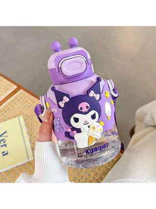 Sanrio زجاجة مياه كبيرة السعة 700 مل بطبعة هيلو كيتي، مثالية للسفر والأنشطة الخارجية - محمولة ومتينة، هدية مثالية للمناسبات والأعياد