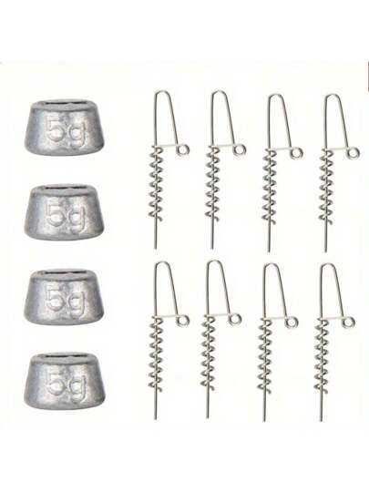 12 قطعة/طقم شريط تحرير للطعم اللين بأوزان 5جم/ 7جم/ 10جم