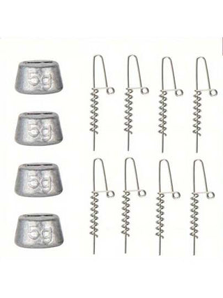 12 قطعة/طقم شريط تحرير للطعم اللين بأوزان 5جم/ 7جم/ 10جم