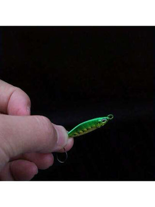 خمس قطع / مجموعة ، طعوم صيد السمك الخفيف بوزن 5.5 جم، بطول 3.8 سم، طعوم لقذف الصيد في مياه البحر المالحة