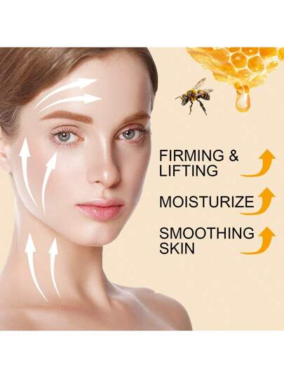 LANEMAY كريم النحل للوجه والجسم - يغذي ويرفع البشرة بعمق، يقفل في الرطوبة للبشرة الجافة والخشنة، يهدئ جفاف البشرة - غير دهني وامتصاص سريع مناسب لجميع أنواع البشرة للاستخدام اليومي