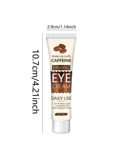 كريم العناية بالعيون المحكم بالكافيين، لاستخدام يومي، يرفع ويشد منطقة العين، يرطب ويُملس، يقلل من الخطوط الدقيقة، يُشدّ محيط العين