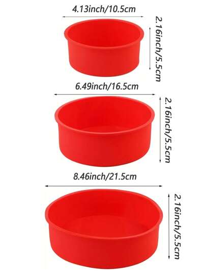 3 قطع / 1 قطعة مجموعة قوالب كيك سيليكون قابلة للطي مقاومة للحرارة غير لاصقة، أقراص ورقية لكب كيك بأحجام مختلفة، قالب خبز قابل لإعادة الاستخدام، مناسب لمافن ، كيك نمط ، كيك الجبن، كيك الحلوى، موس الحلوى، ملحقات الفرن، أدوات الخبز، أدوات المطبخ الصغيرة