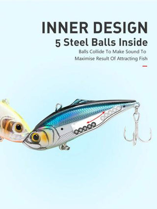 KINGDOM طُعم صيد السمك من الطراز Kingdom، غاطس بمقاس 60 مم و75 مم، طُعوم اصطناعية ذات تأرجح جيد، طُعوم سباحة صلدة ملائمة لصيد الجليد