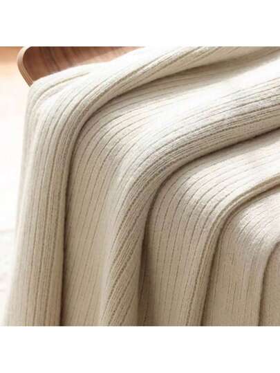 قطعة واحدة من البطانية الناعمة ذات اللون الصلب المريح معزول , بطانية أريكة , بطانية دافئة , بطانية نوم المكتب , مناسبة للاستخدام اليومي