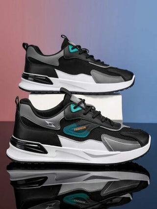 أحذية قماش قابلة للانزلاق للرجال بمقاسات كبيرة، أحذية كاجوال منفذة للهواء للشباب ، أحذية رياضية مسطحة للطلاب، أحذية تزلج على الطراز الكوري الأنيق