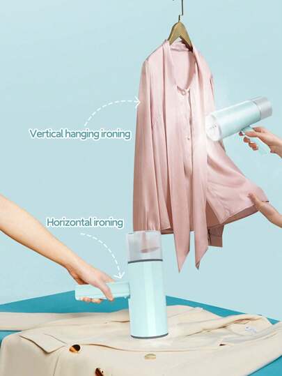 OBOVAY قطعة واحدة من مكواة بخار محمولة للتعليق ، آلة كي بالبخار ، مكواة بخار ، قوة 800 واط عالية ، يسخن في 30 ثانية ، يزيل التجاعيد من الملابس ، مقبض قابل للطي ، تخزين مريح ، حجم صغير وسهل الحمل ، مكواة بخار صغيرة محمولة ، مناسبة للاستخدام في المنزل...