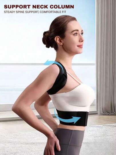 حزام اليوغا والياقة البدنية المطاطي عالي المرونة - يوفر دعم الكتف وحماية الخصر وتدريب الظهر - حزام رياضي مناسب للجنسين، قابل للتنفس وصديق للبشرة، مقاوم للعرق وغير مرئي للتدريبات