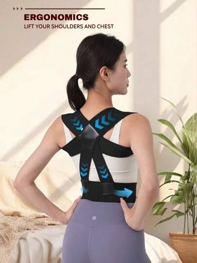 حزام اليوغا والياقة البدنية المطاطي عالي المرونة - يوفر دعم الكتف وحماية الخصر وتدريب الظهر - حزام رياضي مناسب للجنسين، قابل للتنفس وصديق للبشرة، مقاوم للعرق وغير مرئي للتدريبات