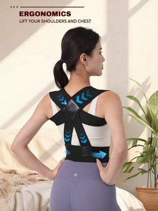 حزام اليوغا والياقة البدنية المطاطي عالي المرونة - يوفر دعم الكتف وحماية الخصر وتدريب الظهر - حزام رياضي مناسب للجنسين، قابل للتنفس وصديق للبشرة، مقاوم للعرق وغير مرئي للتدريبات