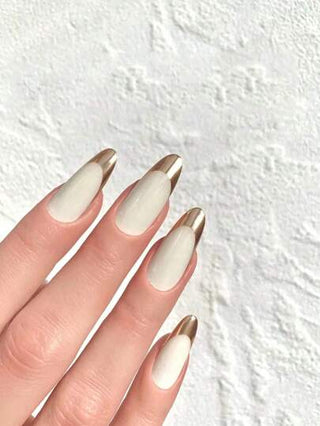 18 ورقة (864 قطعة) ملصقات فرنسية للمناكير، ملصقات أظافر لاصقة ذاتياً لزخرفة الأظافر - تصميم على شكل هلال مناسب لطلاء الأظافر والترصيع للقيام بمناكير فرنسي خالي من الانسكاب