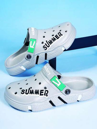 صنادل رجالية كاجوال مريحة صيفية خفيفة مانعة للانزلاق وقابلة للتهوية ذات كعب سميك