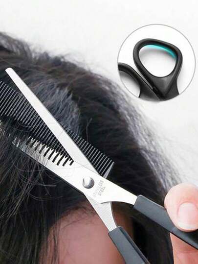 طقم مقص قص شعر جديد مكون من 3 قطع، يشمل مقص ضفيرة وأسنان، ومقص مسطح، وأمشاط، للعناية بالأليفات وتشذيبها، أدوات قص وتخفيف التسريح، مقص مقص حلاقة مصنوع من الفولاذ المقاوم للصدأ، أداة قص شعر احترافية للصالونات، مقص مسطح عادي، طقم مقص حلاقة محترف مع مقص...
