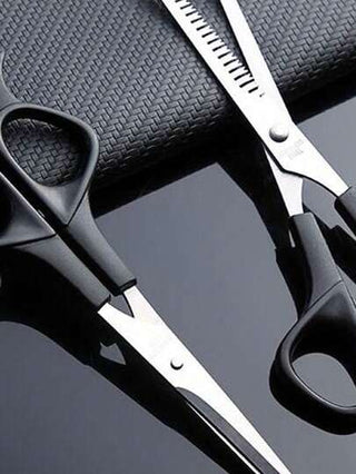 طقم مقص قص شعر جديد مكون من 3 قطع، يشمل مقص ضفيرة وأسنان، ومقص مسطح، وأمشاط، للعناية بالأليفات وتشذيبها، أدوات قص وتخفيف التسريح، مقص مقص حلاقة مصنوع من الفولاذ المقاوم للصدأ، أداة قص شعر احترافية للصالونات، مقص مسطح عادي، طقم مقص حلاقة محترف مع مقص...