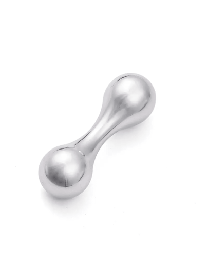 قطعة واحدة ثقل دوار من الفولاذ المقاوم للصدأ باللون الفضي، لعبة تخفيف التوتر، مناسبة للEDC المتطرفة - تصميم عظم الأصبع - تصميم وصلة دوارة ممتعة متقدمة، أفضل هدية للأصدقاء والزملاء