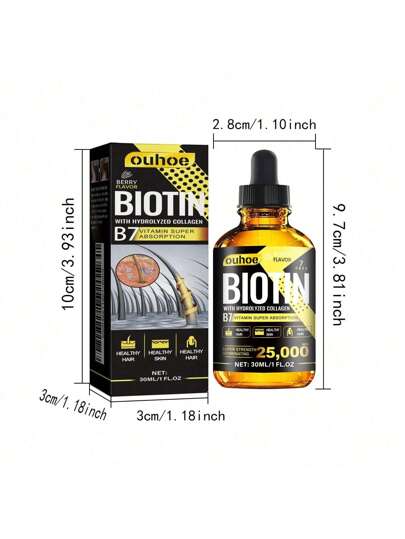زيت أساسي بيوتين B7 بوزن 1.01 أونصة - مناسب للرجال والنساء - هدية مثالية لعيد الأب