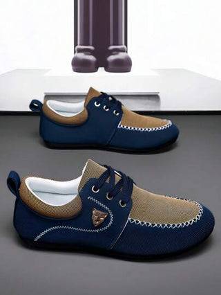 أحذية زلق قارب للرجال بمقاس كبير، أحذية كاجوال تنفس للشباب، أحذية رياضية للرجال، لوافي مفرودة بطاقم الطالب بالطراز الكوري، أحذية مناسبة للربيع والصيف والخريف طوال العام