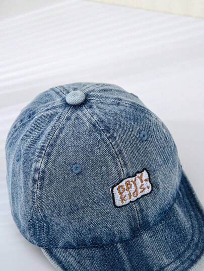 1 قبعة بيسبول، طراز جديد متعدد الاستخدامات للأطفال الرضع في الأشهر من 5 إلى 24، قبعة من الجينز للأطفال البنين، قبعة شمسية دب للأطفال البنات، للربيع والخريف، هدية/قبعات مخصصة