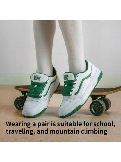 Vans أحذية Hylane للرجال أحذية نسائية أحذية رياضية خفيفة الوزن منخفضة الرقبة أحذية كاجوال VN000D26GRN