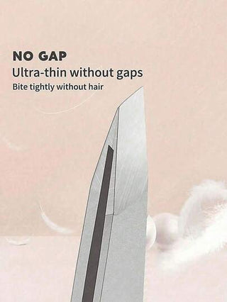 قطاره حواجب من الفولاذ المقاوم للصدأ - مثالية لإزالة شعر الوجه والنمو المتشابك وشظايا الخشب ، أداة تنظيف ، مناسبة للرجال والنساء ، طراز عشوائي