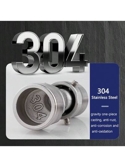 موصل قابل للتعديل من الفولاذ المقاوم للصدأ 304 لرأس مبخرة الحمام الصواني ، وملحقات ذراع مبخرة الحمام