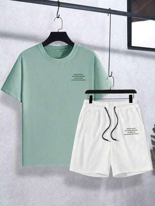 Manfinity Homme قميص أساسي - J40269 - (1186 أسود + 2555 أسود) - Wzh