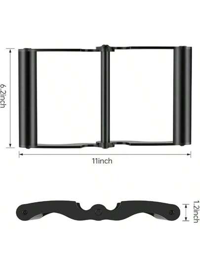 مرفق مقبض مربع T-مربع لدفع البار وخطط الألماس للبطاري ، قبضات مقبض مزدوجة الدائرة الصلبة مع مقابض مطاطية مضادة للانزلاق