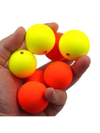 16 قطعة/ مجموعة طفايات سمك كروية، عوامات دائرية، اكسسوارات صيد، عوامات رغوة EVA حساسة للغاية، اكسسوارات صيد DIY، مناسبة للمياه المالحة والعذبة، صيد السمك على الشاطئ