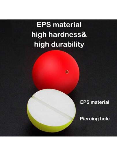 16 قطعة/ مجموعة طفايات سمك كروية، عوامات دائرية، اكسسوارات صيد، عوامات رغوة EVA حساسة للغاية، اكسسوارات صيد DIY، مناسبة للمياه المالحة والعذبة، صيد السمك على الشاطئ
