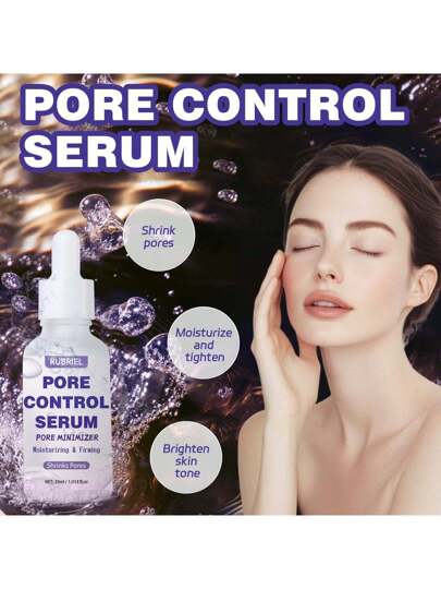 سيروم السيطرة على المسام عمل عميق للسيطرة على الزيت والدفاع عن الرؤوس السوداء - يحسن ملمس البشرة بشكل ملحوظ، يخفف اللمعان، يُنعِّم البشرة الخشنة، ويقلل الاحتقان