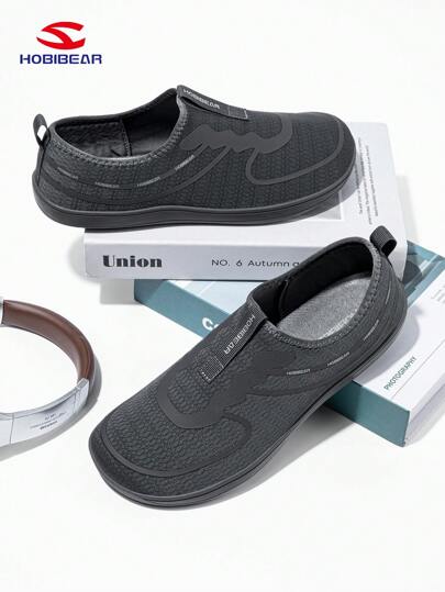 HOBIBEAR أحذية رياضية كاجوال قابلة للتنفس جديدة ، أحذية رياضية خفيفة الوزن للرجال، أحذية مريحة للمشي للربيع/الصيف سهلة الارتداء