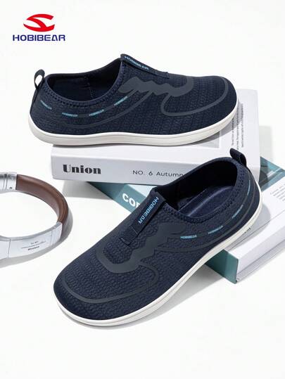 HOBIBEAR أحذية رياضية جديدة قابلة للتنفس، أحذية رجالية كاجوال خفيفة الوزن، أحذية سهلة الارتداء للمشي، لوفرز مريحة، ربيع/صيف