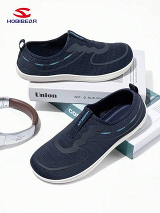 HOBIBEAR أحذية رياضية جديدة قابلة للتنفس، أحذية رجالية كاجوال خفيفة الوزن، أحذية سهلة الارتداء للمشي، لوفرز مريحة، ربيع/صيف