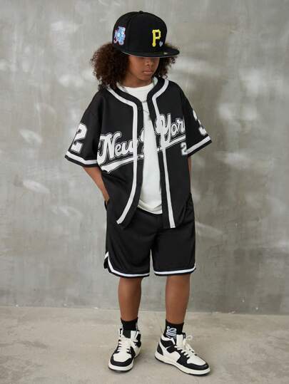 Coolane بلوزات رياضية فضفاضة لملابس الشارع للأولاد المراهقين